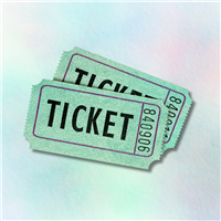 Adult raffle ticket #3 Badge
