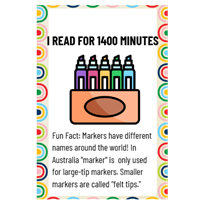 1400 Minute Brag Tag Badge